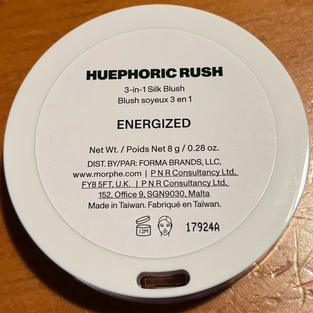 Morphe Huephoric Rush 3-in-1 Silk Blush Energized